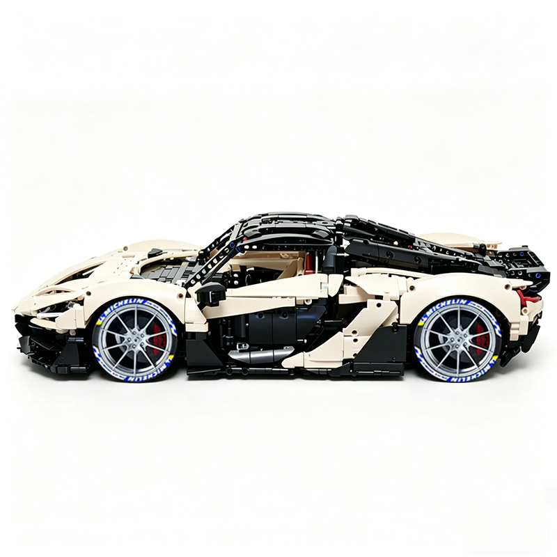 MOC-222472 1:8 Sports Car McLaren W1 Building Block Set 3442pcs Collectible Model Kit with Custom Wheels