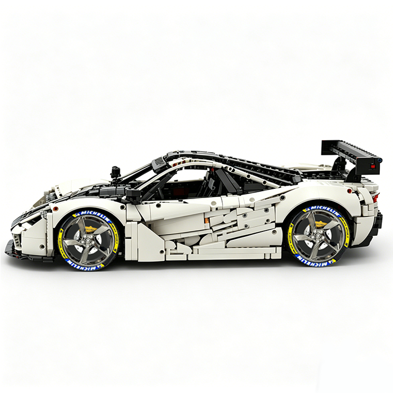 MOC-202525 1:8 Sports Car McLaren F1 GTR Concept Building Block Set 3473pcs Collectible Model Kit with Custom Wheels