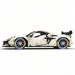 MOC-216686 1:8 Sports Car Corvette ZR1 2025 Building Block Set 3646pcs Collectible Model Kit with Custom Wheels