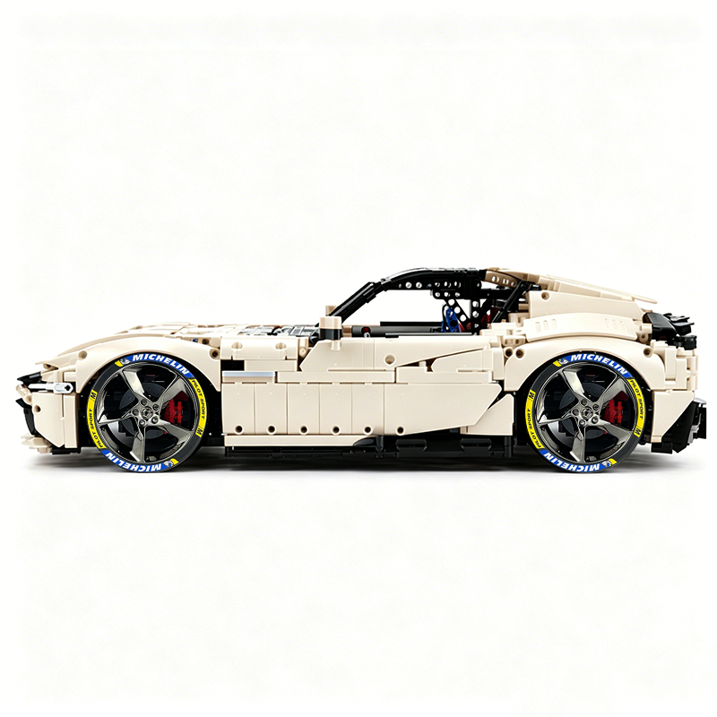 MOC-191495 1:8 Sports Car Ferrari 12Cilindri Building Block Set 3215 pcs Collectible Model Kit with Custom Wheels