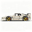 MOC-140404 1:8 Sports Car Ferrarі F40 Building Block Set 3603pcs Collectible Model Kit with Custom Wheels