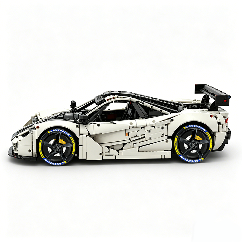 MOC-202525 1:8 Sports Car McLaren F1 GTR Concept Building Block Set 3473pcs Collectible Model Kit with Custom Wheels