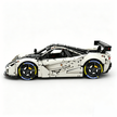 MOC-202525 1:8 Sports Car McLaren F1 GTR Concept Building Block Set 3473pcs Collectible Model Kit with Custom Wheels