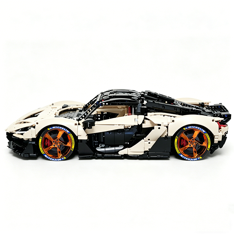 MOC-222472 1:8 Sports Car McLaren W1 Building Block Set 3442pcs Collectible Model Kit with Custom Wheels