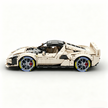 MOC-261024 1:8 Sports Car Ferrarl SC40 Building Block Set 2898pcs Collectible Model Kit with Custom Wheels