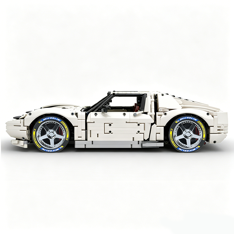 MOC-119000 1:8 Sports Car Lamborghini Miura Concept Building Block Set 3435pcs Collectible Model Kit with Custom Wheels