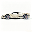 MOC-194680 1:8 Sports Car Ferrari LaFerrari Building Block Set 3636pcs Collectible Model Kit with Custom Wheels