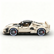 MOC-261024 1:8 Sports Car Ferrarl SC40 Building Block Set 2898pcs Collectible Model Kit with Custom Wheels