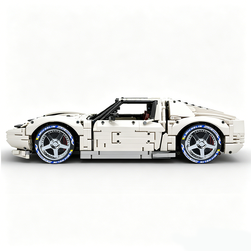 MOC-119000 1:8 Sports Car Lamborghini Miura Concept Building Block Set 3435pcs Collectible Model Kit with Custom Wheels
