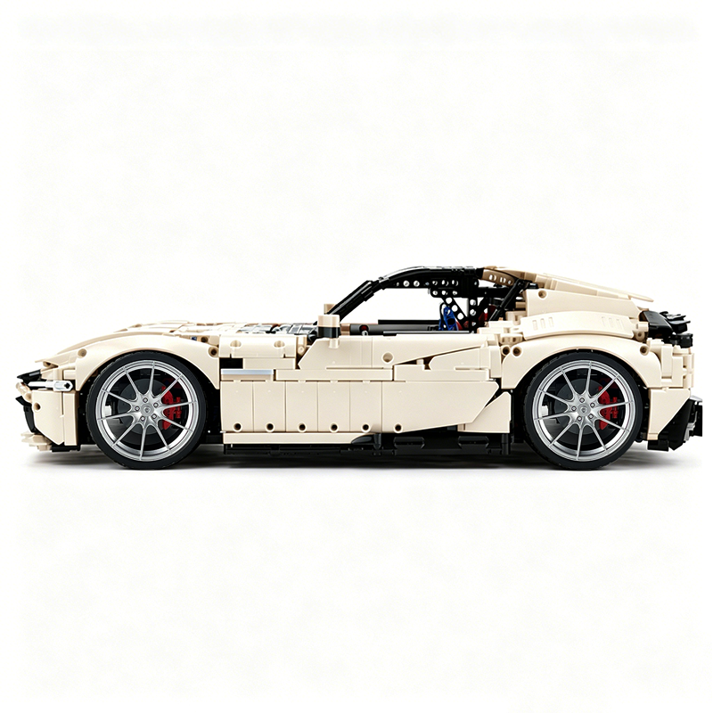 MOC-191495 1:8 Sports Car Ferrari 12Cilindri Building Block Set 3215 pcs Collectible Model Kit with Custom Wheels