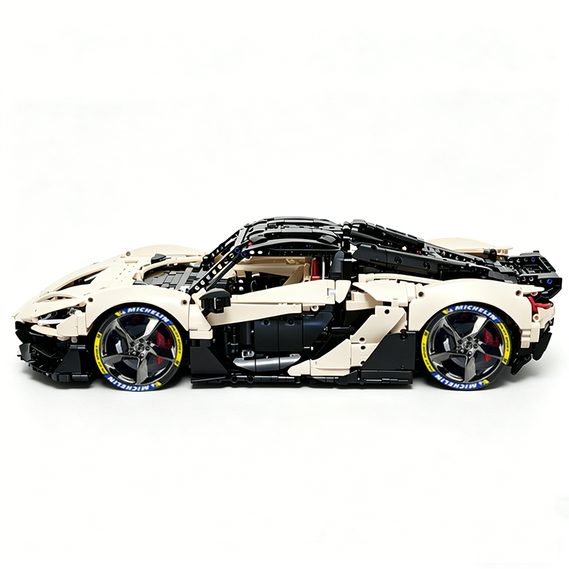 MOC-222472 1:8 Sports Car McLaren W1 Building Block Set 3442pcs Collectible Model Kit with Custom Wheels