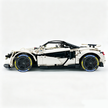 MOC-190653 1:8 Sports Car McLaren 600LT Building Block Set 2688pcs Collectible Model Kit with Custom Wheels