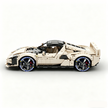 MOC-261024 1:8 Sports Car Ferrarl SC40 Building Block Set 2898pcs Collectible Model Kit with Custom Wheels