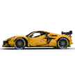 MOC-216686 1:8 Sports Car Corvette ZR1 2025 Building Block Set 3646pcs Collectible Model Kit with Custom Wheels