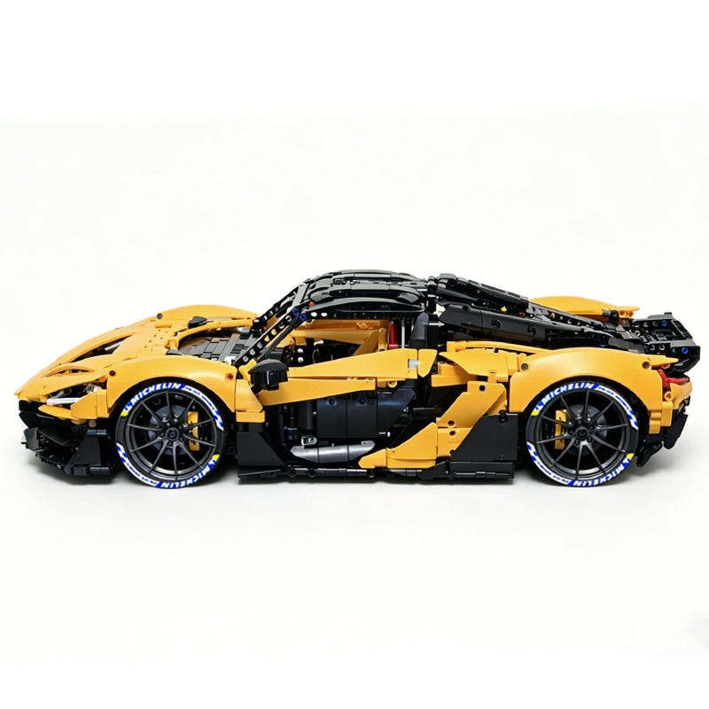 MOC-222472 1:8 Sports Car McLaren W1 Building Block Set 3442pcs Collectible Model Kit with Custom Wheels