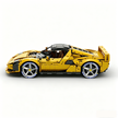 MOC-261024 1:8 Sports Car Ferrarl SC40 Building Block Set 2898pcs Collectible Model Kit with Custom Wheels