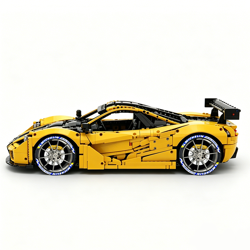 MOC-202525 1:8 Sports Car McLaren F1 GTR Concept Building Block Set 3473pcs Collectible Model Kit with Custom Wheels