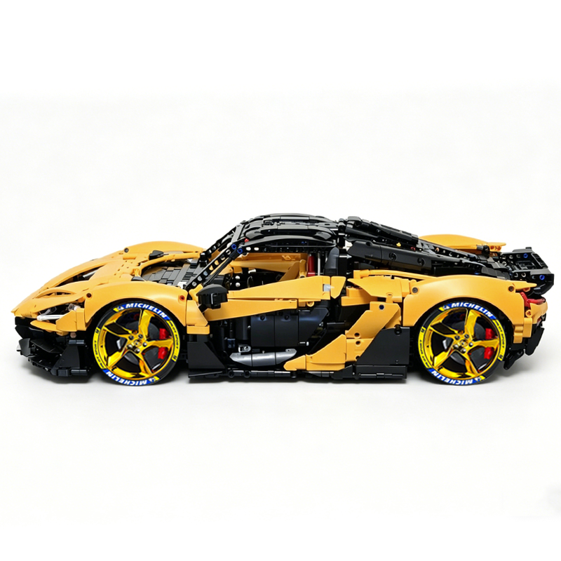 MOC-222472 1:8 Sports Car McLaren W1 Building Block Set 3442pcs Collectible Model Kit with Custom Wheels