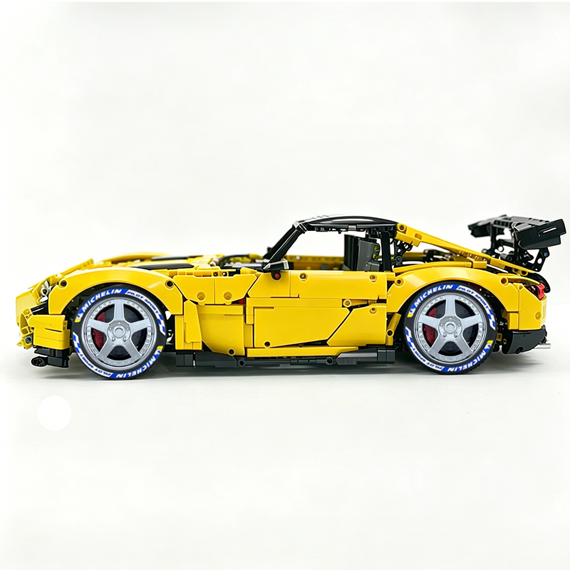 MOC-73939 1:8 Sports Car AMG GT R Black Series Building Block Set 2456 pcs Collectible Model Kit with Custom Wheels