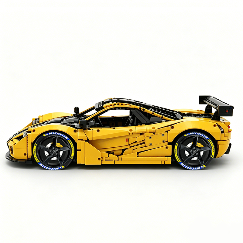 MOC-202525 1:8 Sports Car McLaren F1 GTR Concept Building Block Set 3473pcs Collectible Model Kit with Custom Wheels