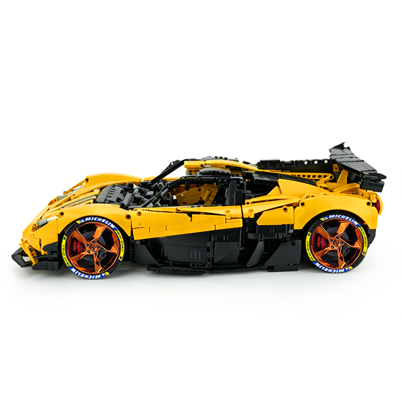 MOC-215951 1:8 Sports Car Gordon Murray Automotive T.50s Building Block Set 3427pcs Collectible Model Kit with Custom Wheels