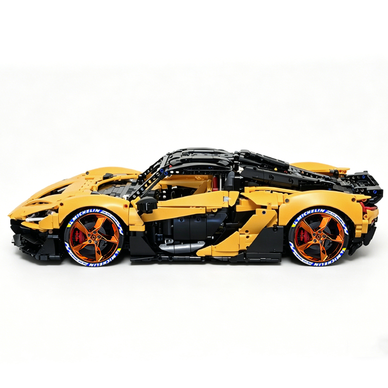 MOC-222472 1:8 Sports Car McLaren W1 Building Block Set 3442pcs Collectible Model Kit with Custom Wheels