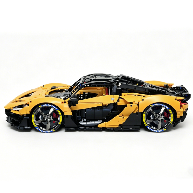 MOC-222472 1:8 Sports Car McLaren W1 Building Block Set 3442pcs Collectible Model Kit with Custom Wheels