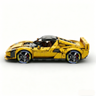 MOC-261024 1:8 Sports Car Ferrarl SC40 Building Block Set 2898pcs Collectible Model Kit with Custom Wheels