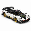 MOC Pagani Zonda 1:8 Model Hypercar Building Blocks Bricks | 3400 Pieces Ultimate Sports Car Model Kit