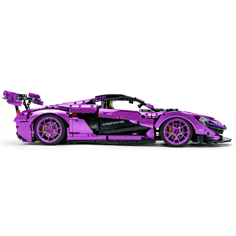 GULY 10617 1:8 Scale McLaren P1 Technic Building Blocks Set, 3568 PCS Collectible Supercar Model Kit, Assembly Toy for Adult Car Enthusiasts