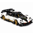 MOC Pagani Zonda 1:8 Model Hypercar Building Blocks Bricks | 3400 Pieces Ultimate Sports Car Model Kit
