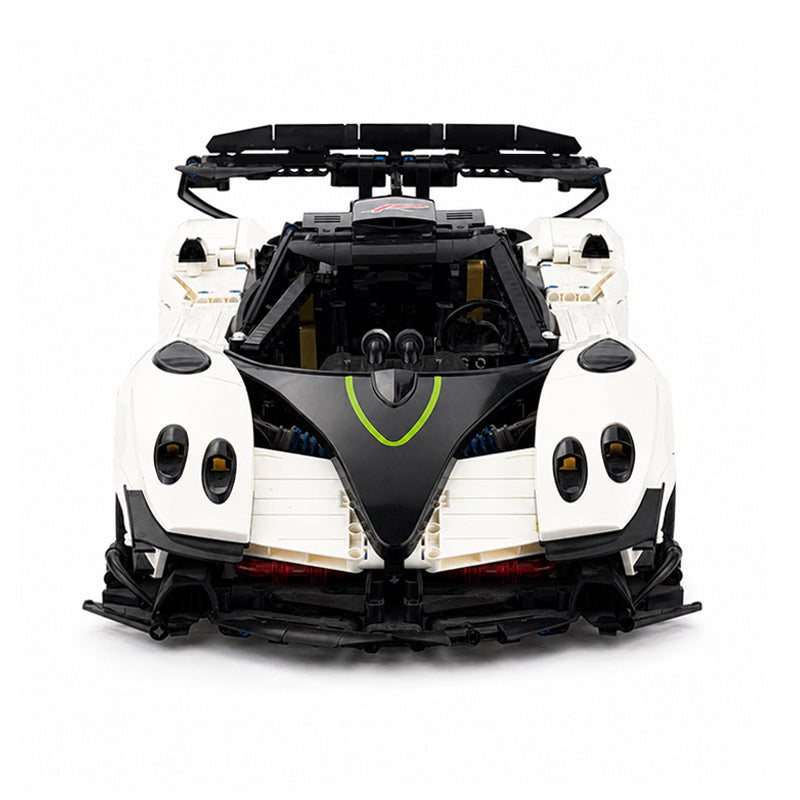 MOC Pagani Zonda 1:8 Model Hypercar Building Blocks Bricks | 3400 Pieces Ultimate Sports Car Model Kit