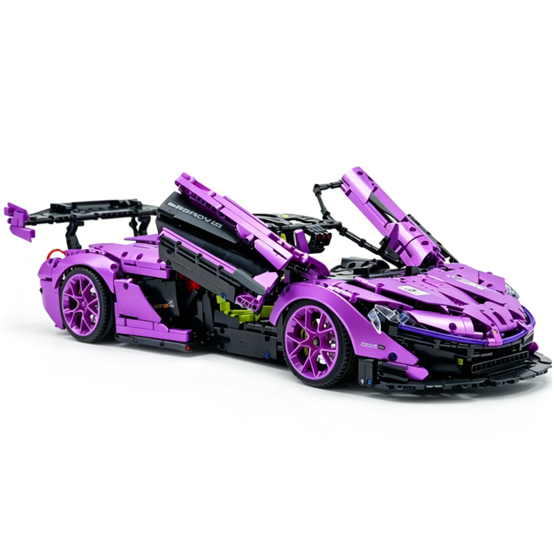GULY 10617 1:8 Scale McLaren P1 Technic Building Blocks Set, 3568 PCS Collectible Supercar Model Kit, Assembly Toy for Adult Car Enthusiasts