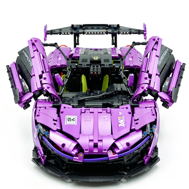 GULY 10617 1:8 Scale McLaren P1 Technic Building Blocks Set, 3568 PCS Collectible Supercar Model Kit, Assembly Toy for Adult Car Enthusiasts
