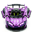 GULY 10617 1:8 Scale McLaren P1 Technic Building Blocks Set, 3568 PCS Collectible Supercar Model Kit, Assembly Toy for Adult Car Enthusiasts
