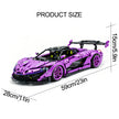 GULY 10617 1:8 Scale McLaren P1 Technic Building Blocks Set, 3568 PCS Collectible Supercar Model Kit, Assembly Toy for Adult Car Enthusiasts