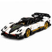 MOC Pagani Zonda 1:8 Model Hypercar Building Blocks Bricks | 3400 Pieces Ultimate Sports Car Model Kit