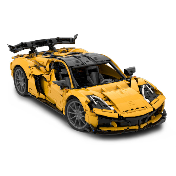 MOC-216686 1:8 Sports Car Corvette ZR1 2025 Building Block Set 3646pcs Collectible Model Kit with Custom Wheels