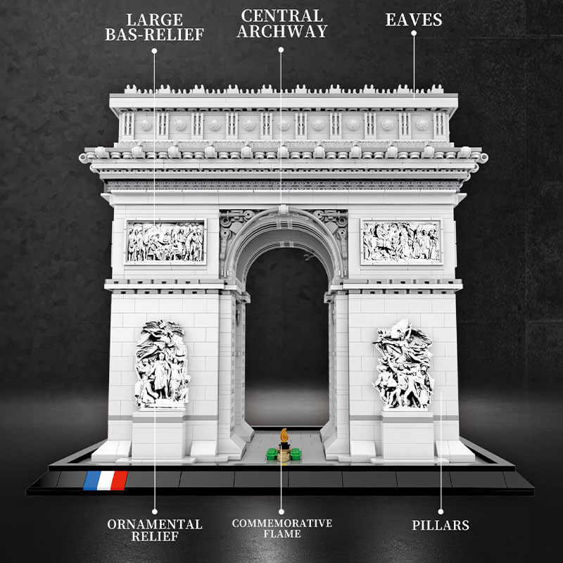 The Ultimate Arc de Triomphe Brick Model 3717pcs