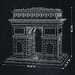 The Ultimate Arc de Triomphe Brick Model 3717pcs