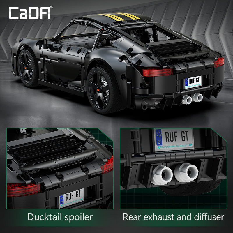 Officially Licensed RUF GT Model Building Blocks 1654pcs