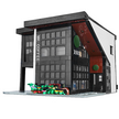 European Modern Cafe  building block 2727pcs