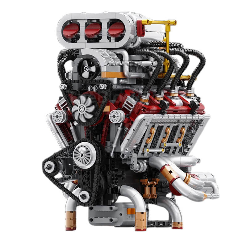 Supercharged V8 American Engine 2346pcs