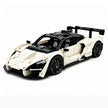 1:8 Scale McLaren Senna-Inspired Supercar MOC Building Blocks Set, 3703-Piece Sports Car Model Kit