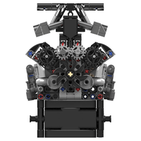 Motorised British Luxury V12 Engine 732pcs