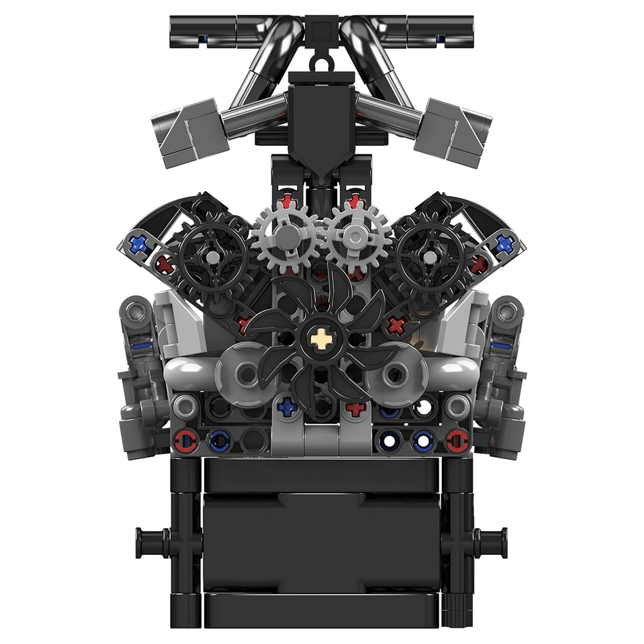 Motorised British Luxury V12 Engine 732pcs