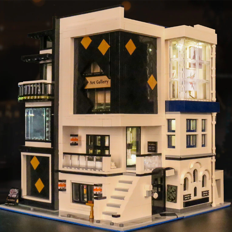 Panoramic Art Gallery building block 3535pcs