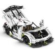 CADA-C61048 1:8 Sports Car Koenigsegg Jesko Fantasma Building Block Set 4346pcs Adult Collector Collectible Model Kit