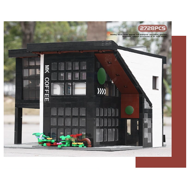 European Modern Cafe  building block 2727pcs