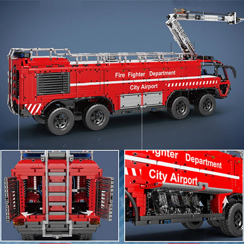 Remote Control Airport Firetruck 6653pcs